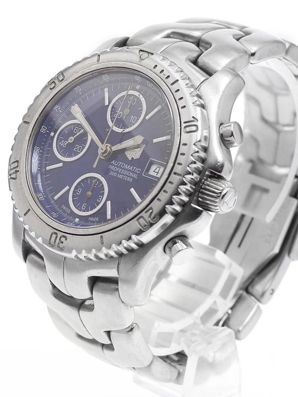 TAG HEUER Link CT2110 Date Chronograph Navy Dial Automatic Men's Watch_934444